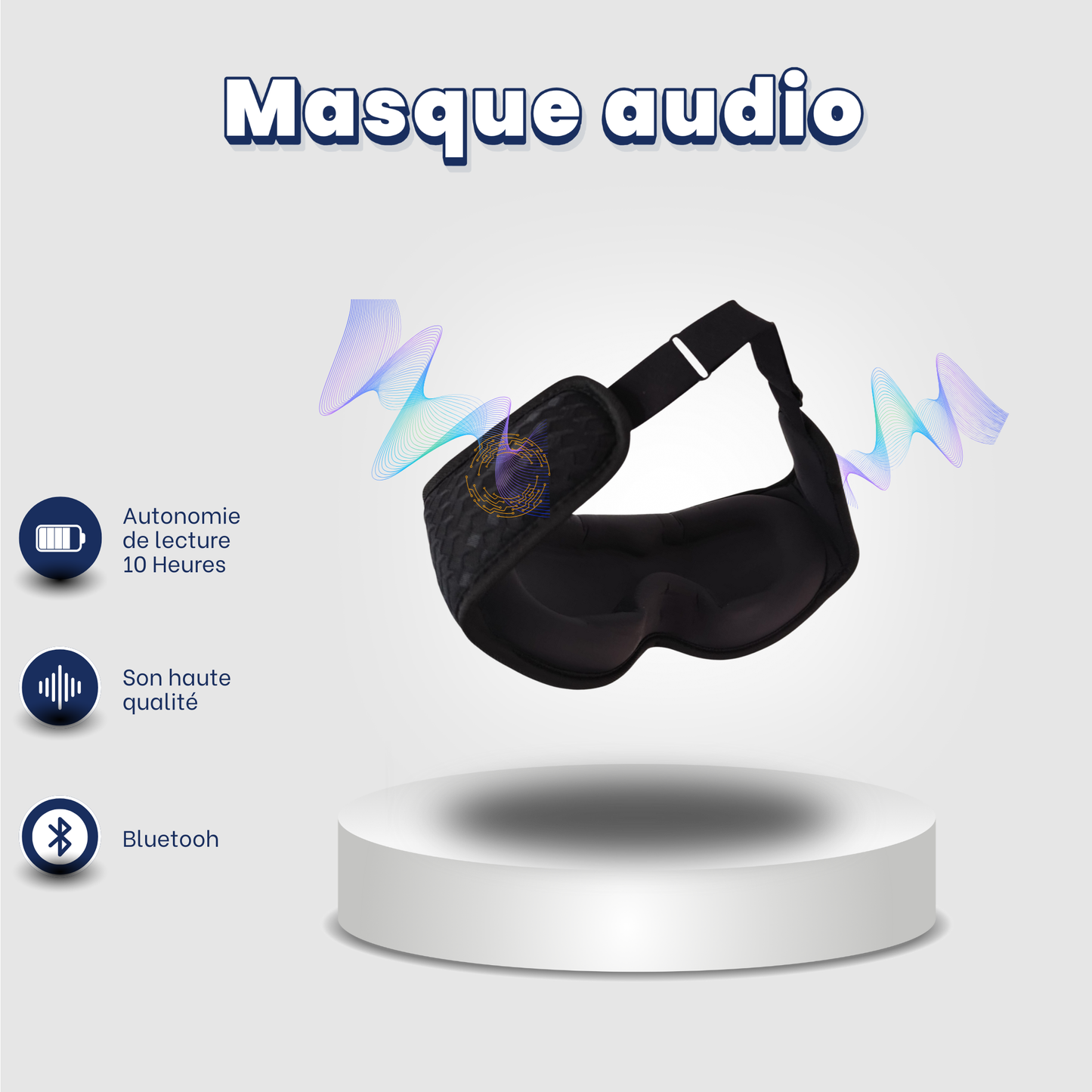 Masque de sommeil audio